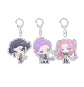K-POP DEMON HUNTERS Keyring Set (Joy · Rumi · Mira) 3Pcs